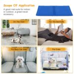 Pet Dog Cooling Mat Pressure Activated Gel Self Cooling Mat Pad Pet Cooling Bed Mats Portable Pet Cooling Blanket XL Size - Image 3