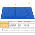 Pet Dog Cooling Mat Pressure Activated Gel Self Cooling Mat Pad Pet Cooling Bed Mats Portable Pet Cooling Blanket XL Size - Image 4