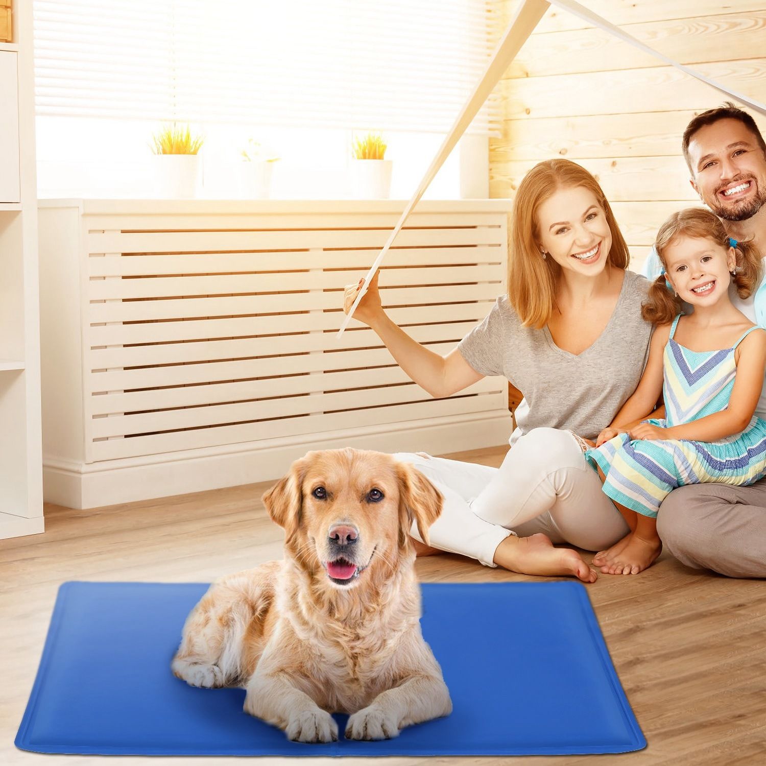 d0101h7xb7t Pet Dog Cooling Mat Pressure Activated Gel Self Cooling Mat Pad Pet Cooling Bed Mats Portable Pet Cooling Blanket XL Size - Image 6