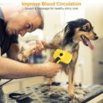 Self Cleaning Slicker Brush Pets Dogs Grooming Shedding Tools Pet Hair Grooming Remover - Image 6