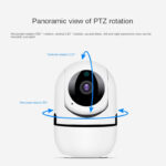 1080p WiFi pet Camera 360 Degree Home Camera with App; Night Vision; 2-Way Audio; pet camera; Motion Tracking; Sound Detection; Local&Cloud Storage - Image 4
