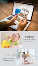 1080p WiFi pet Camera 360 Degree Home Camera with App; Night Vision; 2-Way Audio; pet camera; Motion Tracking; Sound Detection; Local&Cloud Storage - Image 6