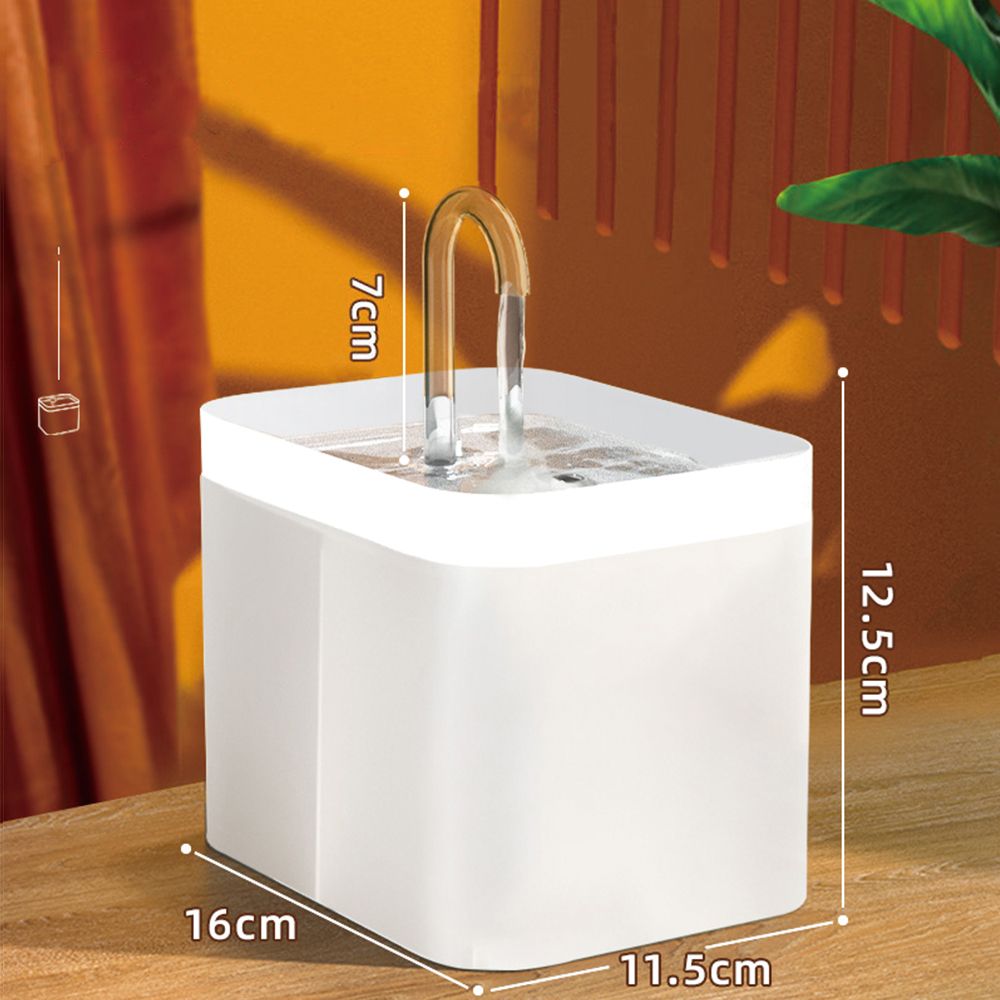 d0101h9kvfa Cat Water Fountain Auto Filter USB Electric Mute Cat Drinker Bowl 1.5L Recirculate Filtring Drinker for Cats Pet Water Dispenser - Image 2