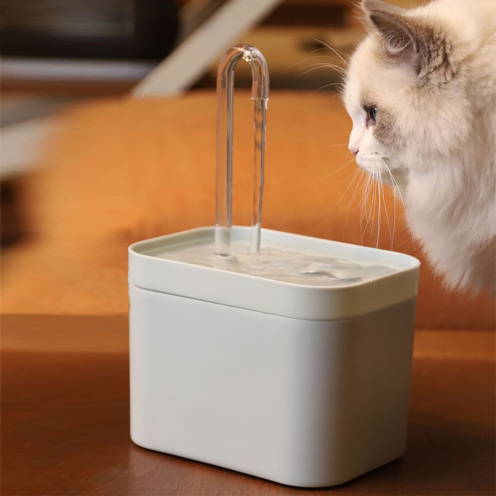 d0101h9kvfa Cat Water Fountain Auto Filter USB Electric Mute Cat Drinker Bowl 1.5L Recirculate Filtring Drinker for Cats Pet Water Dispenser - Image 1