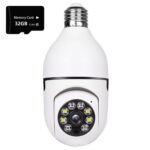 Pet camera E27 Surveillance Camera LED Light Bulb Socket 360° 2.4G WiFi Security Protection 1080P Spotlight Automatic Human Tracking - Image 2