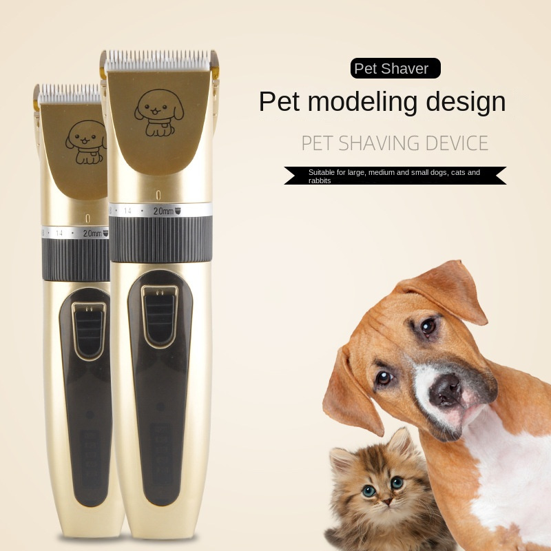d0101hi2wsg Dog Grooming Kit Clippers; Dog Shaver Pet Clipper Cat Hair Clipper Set Shearer. Low Noise; Electric Quiet; Rechargeable - Image 1