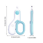 Pet Dog Cat Nail Clippers; Dog Nail Trimmers With LED Lights; Professional Beauty Care Tools - Image 3