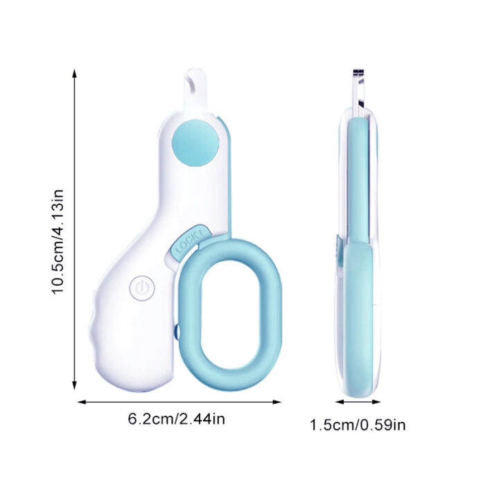 Pet Dog Cat Nail Clippers; Dog Nail Trimmers With LED Lights; Professional Beauty Care Tools - Image 3