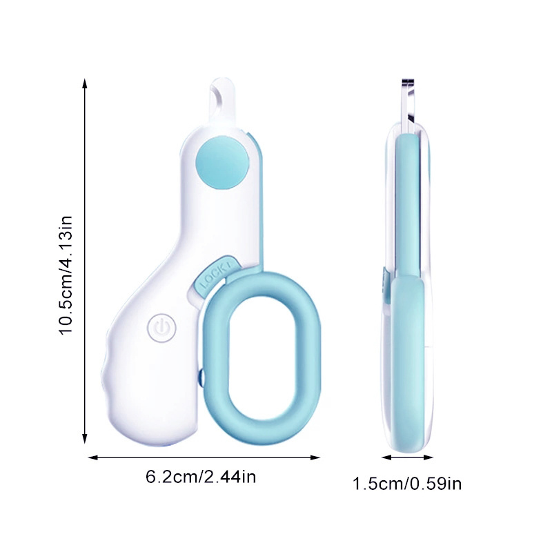 d0101himsev Pet Dog Cat Nail Clippers; Dog Nail Trimmers With LED Lights; Professional Beauty Care Tools - Image 3