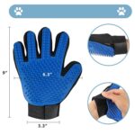 1pair Pet Grooming Glove Gentle Hair Remover Brush - Image 4