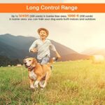 Dog Training Collar; Waterproof Shock Collars for Dog with Remote Range 1640 ft; 3 Training Modes; Beep; Vibration and Shock; Rechargeable Electric Dog Collar for Small Medium Large Dogs - Image 6