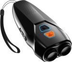 Dog Barking Control Devices Dual Sensor Anti Barking Device with Training/Deterrent Modes Dog Whistle to Stop Barking Ultrasonic Dog Barking Deterrent with LED Flashlight 25 FT Range Rechargeable - Image 2