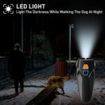 Dog Barking Control Devices Dual Sensor Anti Barking Device with Training/Deterrent Modes Dog Whistle to Stop Barking Ultrasonic Dog Barking Deterrent with LED Flashlight 25 FT Range Rechargeable - Image 7