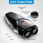 Dog Barking Control Devices Dual Sensor Anti Barking Device with Training/Deterrent Modes Dog Whistle to Stop Barking Ultrasonic Dog Barking Deterrent with LED Flashlight 25 FT Range Rechargeable - Image 3