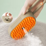 Foldable Rechargeable Cat Steamy Grooming Brush Cleaning Tool - Image 5