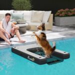 PawHut Inflatable Dog Boat Ramp Up to 286 lbs, for Boat, Dock, Lake, Non-Slip, Safe & Easy - Image 2