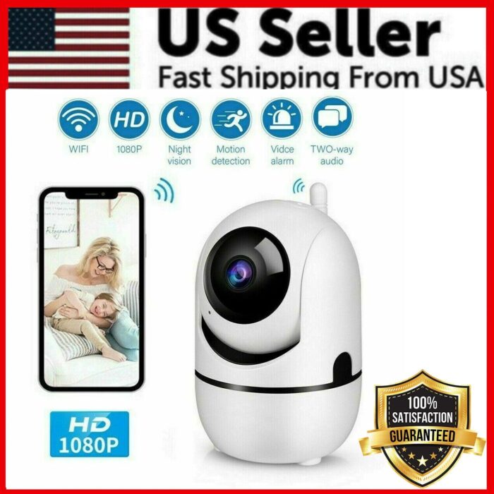 1080P WiFi Wireless Indoor Home Security Camera Night Vision Baby Pet Monitor - Image 1