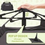 PawHut Pop Up Dog Tent for Extra Large and Large Dogs with Carry Bag, for Beach, Backyard, Home, Dark Gray - Image 5