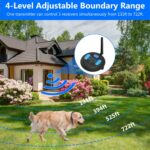 Wireless Electric Dog Fence Pet Shock Boundary Containment System Electric Training Collar For Small Medium Large Dogs - Image 7