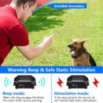Wireless Electric Dog Fence Pet Shock Boundary Containment System Electric Training Collar For Small Medium Large Dogs - Image 6