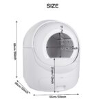 Smart Automatic Cat Litter Box,Automatic Scooping and Odor Removal, App Control, Support 5G&2.4G WiFi for Multiple Cats, Double Odor Removal - Image 2
