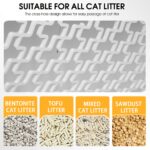 Smart Automatic Cat Litter Box,Automatic Scooping and Odor Removal, App Control, Support 5G&2.4G WiFi for Multiple Cats, Double Odor Removal - Image 6