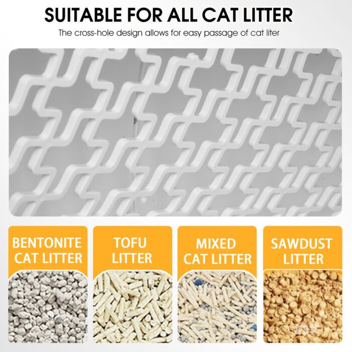 Smart Automatic Cat Litter Box,Automatic Scooping and Odor Removal, App Control, Support 5G&2.4G WiFi for Multiple Cats, Double Odor Removal - Image 6