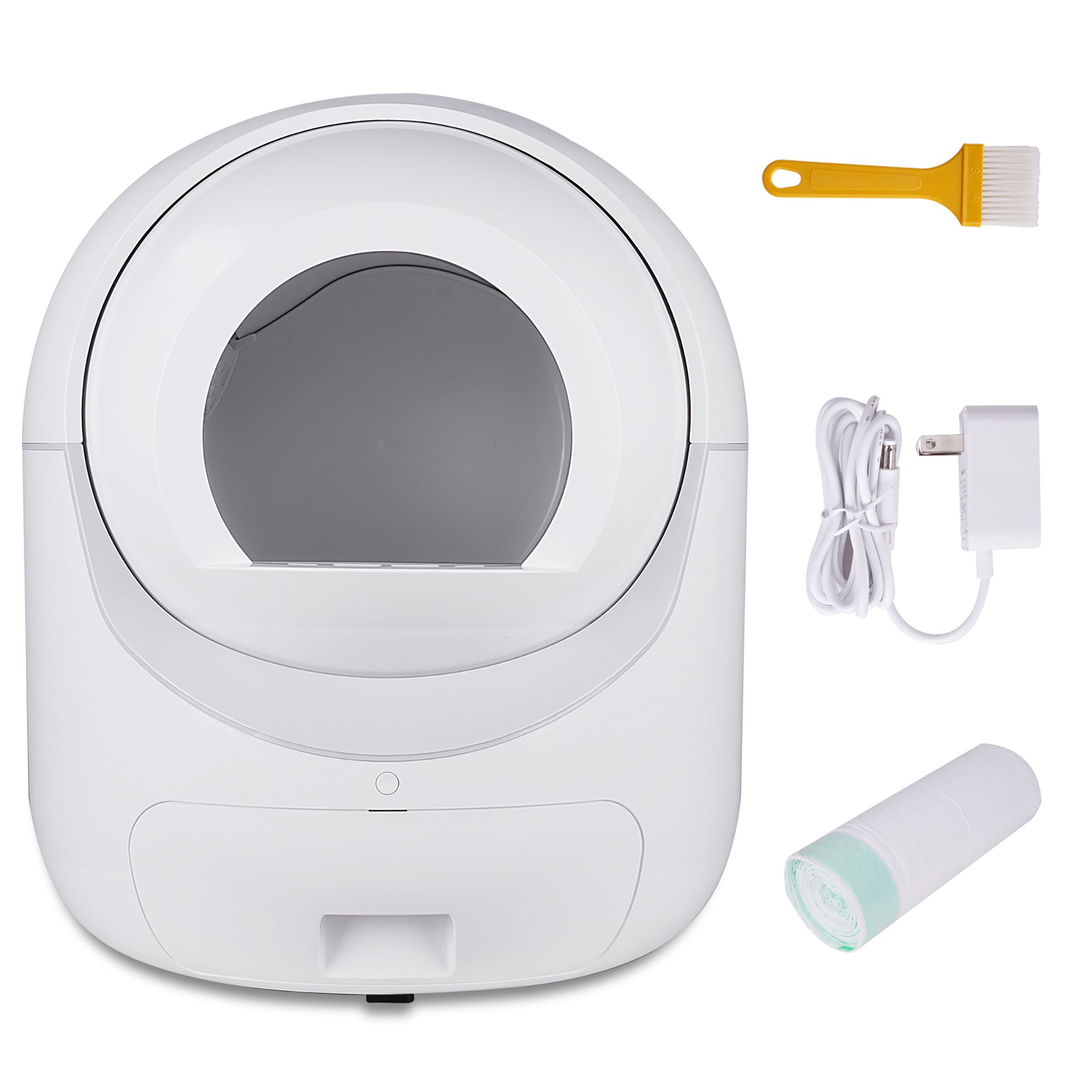 d0102h5uewp Smart Automatic Cat Litter Box,Automatic Scooping and Odor Removal, App Control, Support 5G&2.4G WiFi for Multiple Cats, Double Odor Removal - Image 1