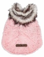 Pet Life Luxe 'Pinkachew' Charming Designer Mink Fur Dog Coat Jacket - Image 6