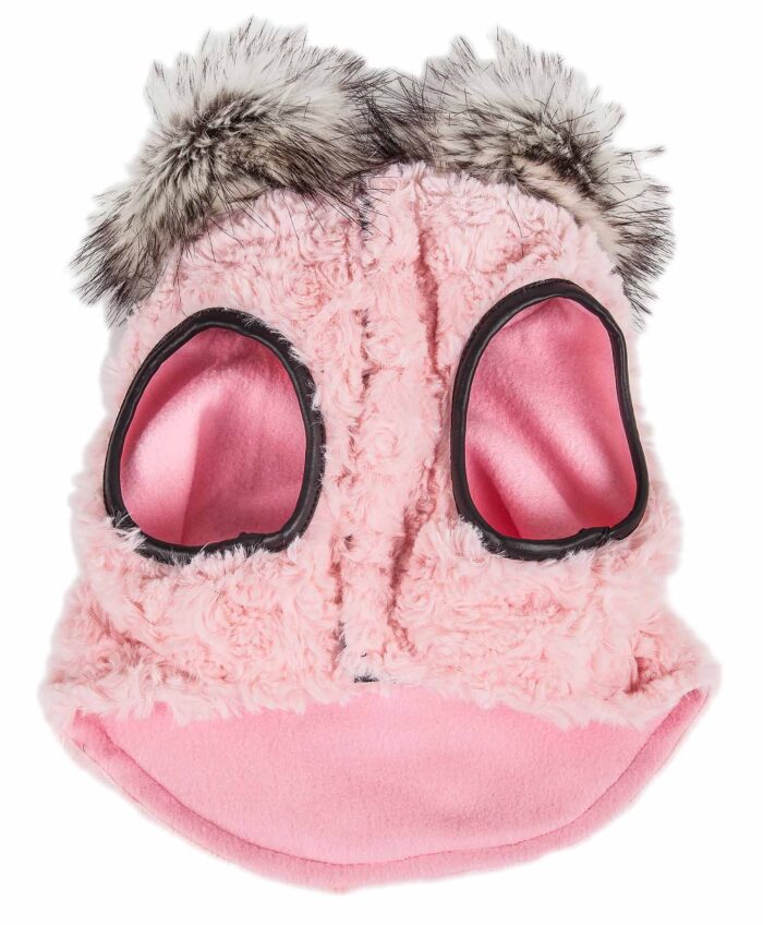 Pet Life Luxe 'Pinkachew' Charming Designer Mink Fur Dog Coat Jacket - Image 7