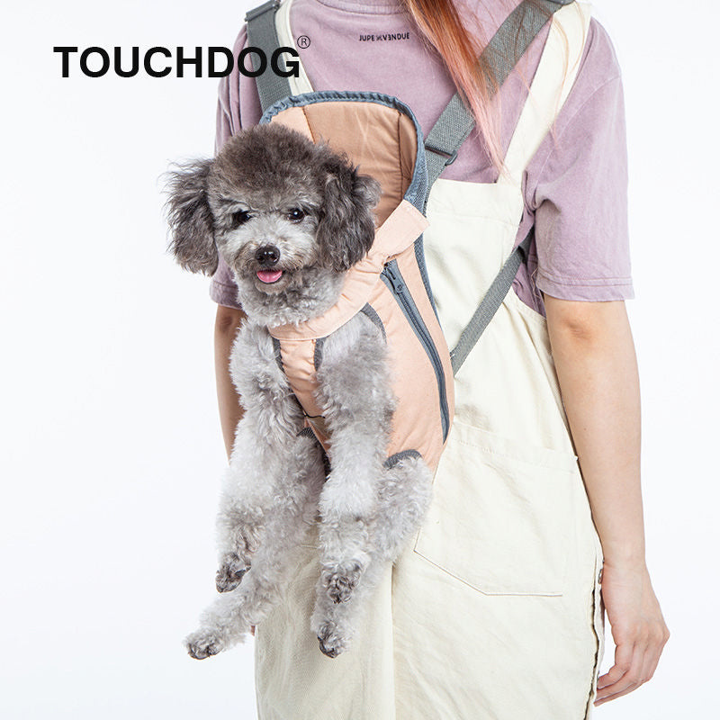 d0102haxaag Touchdog 'Wiggle-Sack' Fashion Designer Front and Backpack Dog Carrier - Image 2