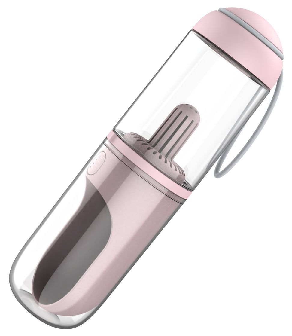 d0102haxiky Pet Life 'PYURE' Handheld Travel Filtered Water Feeder - Image 1