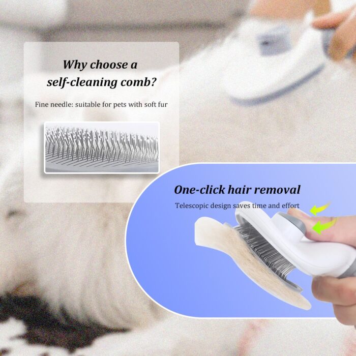 Remarkable Goodz Pet  Massage Grooming Brush - Image 1