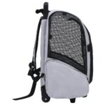 Foldable Multipurpose Pet Trolley Gray - Image 3