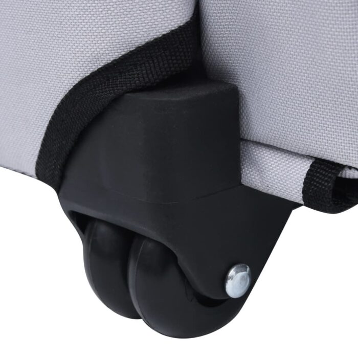 Foldable Multipurpose Pet Trolley Gray - Image 6