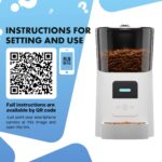 Automatic Cat Feeders with App. 6L Capacity Automatic Cat Food Dispenser with Programmable Timer, Voice Recorder. Wifi Cat Feeder Automatic. Automatic Pet Feeder for Dry Food - Image 7