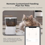 Smart Automatic Cat Feeder - WiFi Cat Food Dispenser with APP Control Up to 15 Portions((8g/Portion) 10 Meals Per Day, Dual Power Supply Pet Feeders for Cats/Dogs (4L/16.9 Cups)(banned by Amazon) - Image 3