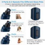 Dog Nail Grinder 2 Speeds Quiet USB Rechargeable Pet Nail Grinder Professional Pet Nail Trimmer Cordless Paws Grooming - Image 3