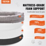 VEVOR Human Dog Bed 72x48x10in Large Human Size Dog Bean Bed Washable PV Velvet - Image 2