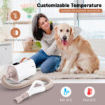 Dog Cat Hair Blower with Negative Ion Function and Adjustable Temperature - Image 3