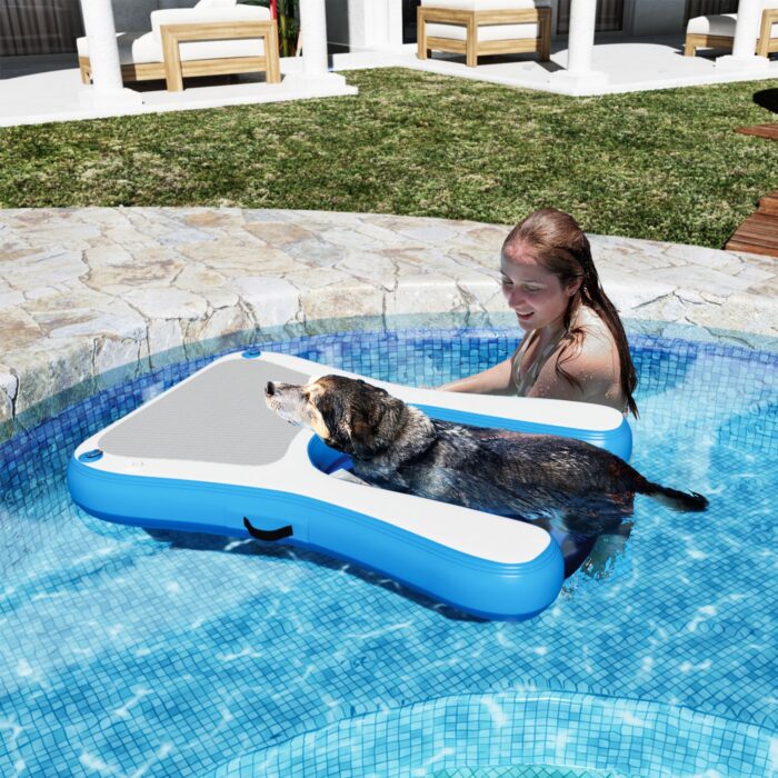 Inflatable Floating Dog Water Ramp Ladder - Image 3
