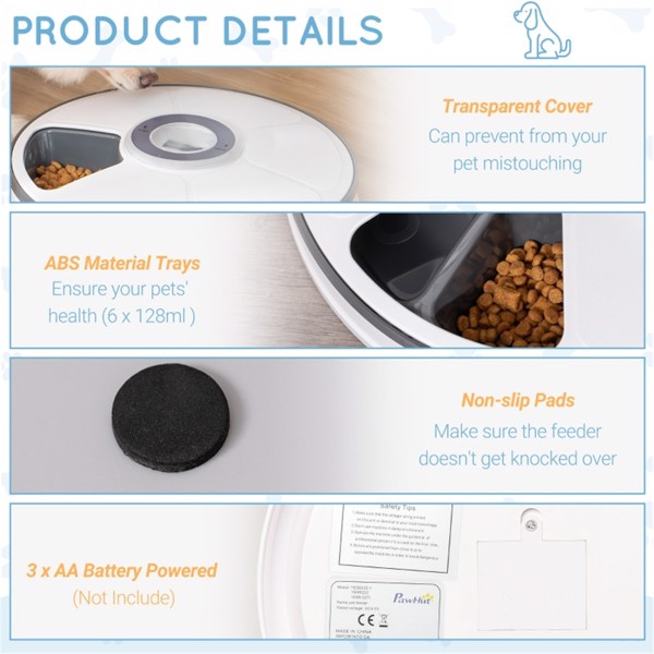 d0102hqzeeu Cat Food Feeder Bowl - Image 5