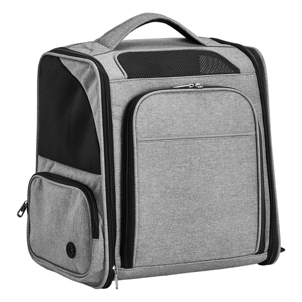 d0102x32nn7 Pet Carrier Backpack, Expandable Cat Dog Carrier with Front & Back Extension, Breathable Mesh Travel Backpack for Small Dogs Cats, Soft-Sided Pet Backpack Holds up to 26 lbs - Image 1