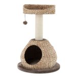 28 Inches Hand-Made Cat Tree Tower with Jump Platform - Image 4