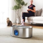 PawHut 246 oz./7L Stainless Steel Cat Water Fountain with Filters, Ultra-Quiet Pump, for Cats, Dogs & Multi-Pet Homes - Image 2